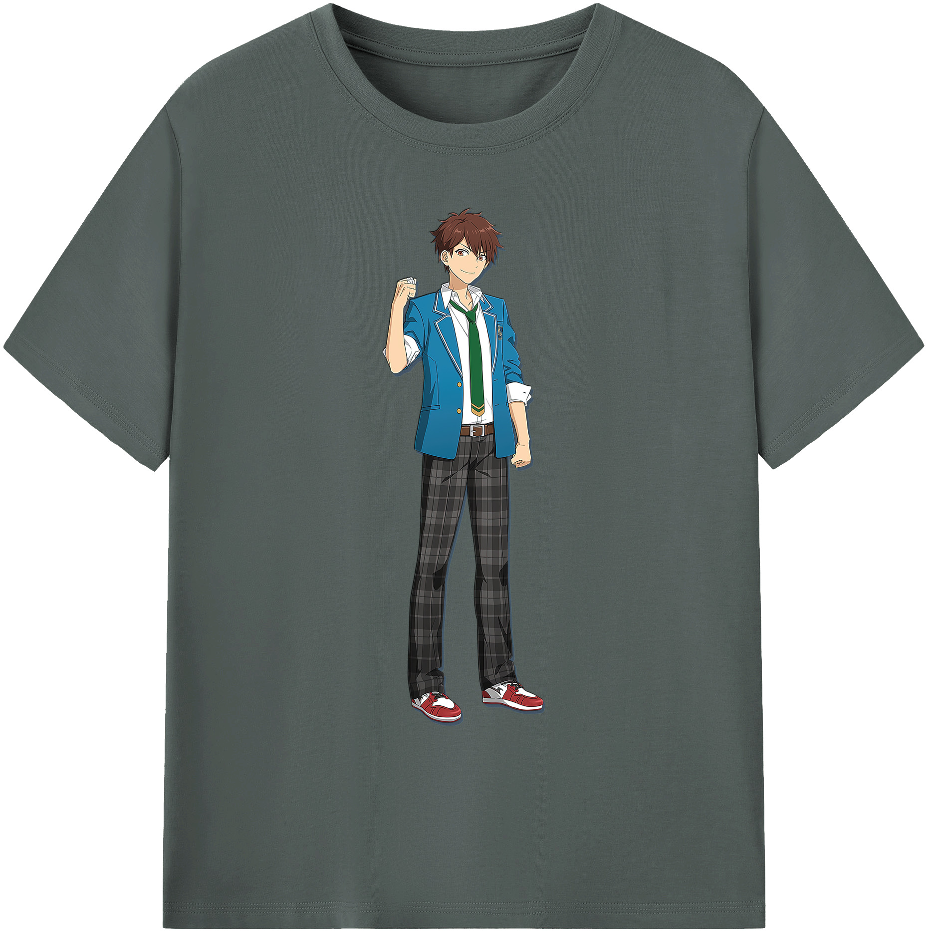（画像用） あんさんぶるスターズ! Ensemble Stars 綿100％ メンズ半袖Tシャツ｜肌触りやわらか＆通気性